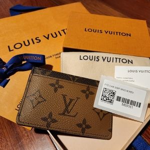Louis Vuitton Simple card holder reverse monogram (Real LV)